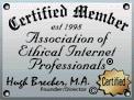 Certified Member Association of Ethical Internet Professionals